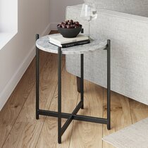 Marble Look End & Side Tables You'll Love | Wayfair